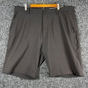 FootJoy Mens Performance Golf Shorts Black Size 40 Flat Front Stretch FJ